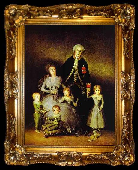 framed  Francisco Jose de Goya The Family of the Duke of Osuna., ta009-2